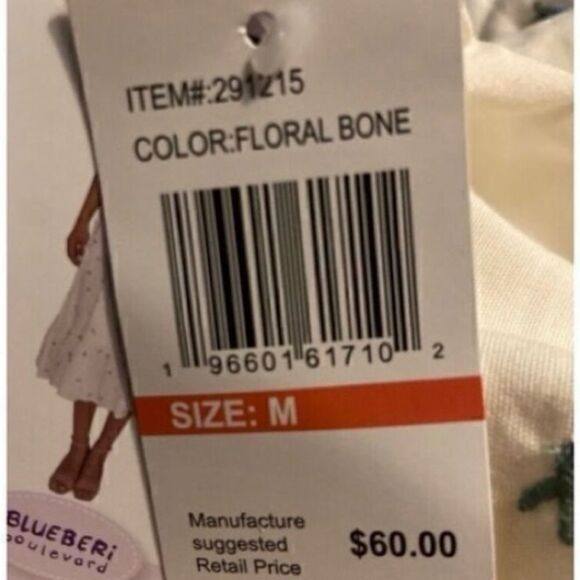 NWT Blueberi Blvd Dress Size Medium - Picture 8 of 9